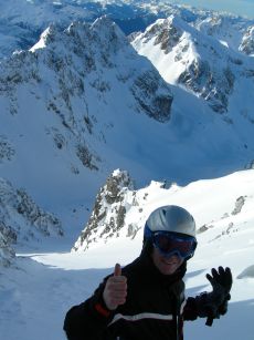 Arlberg Valluga West Variante - Erste Spur !