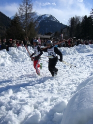 Ich (142) beim Zieleinlauf - Weisser Rausch 2008 