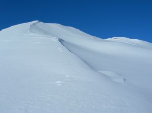 Als erster auf dem Knödelkopf - Stuben Arlberg